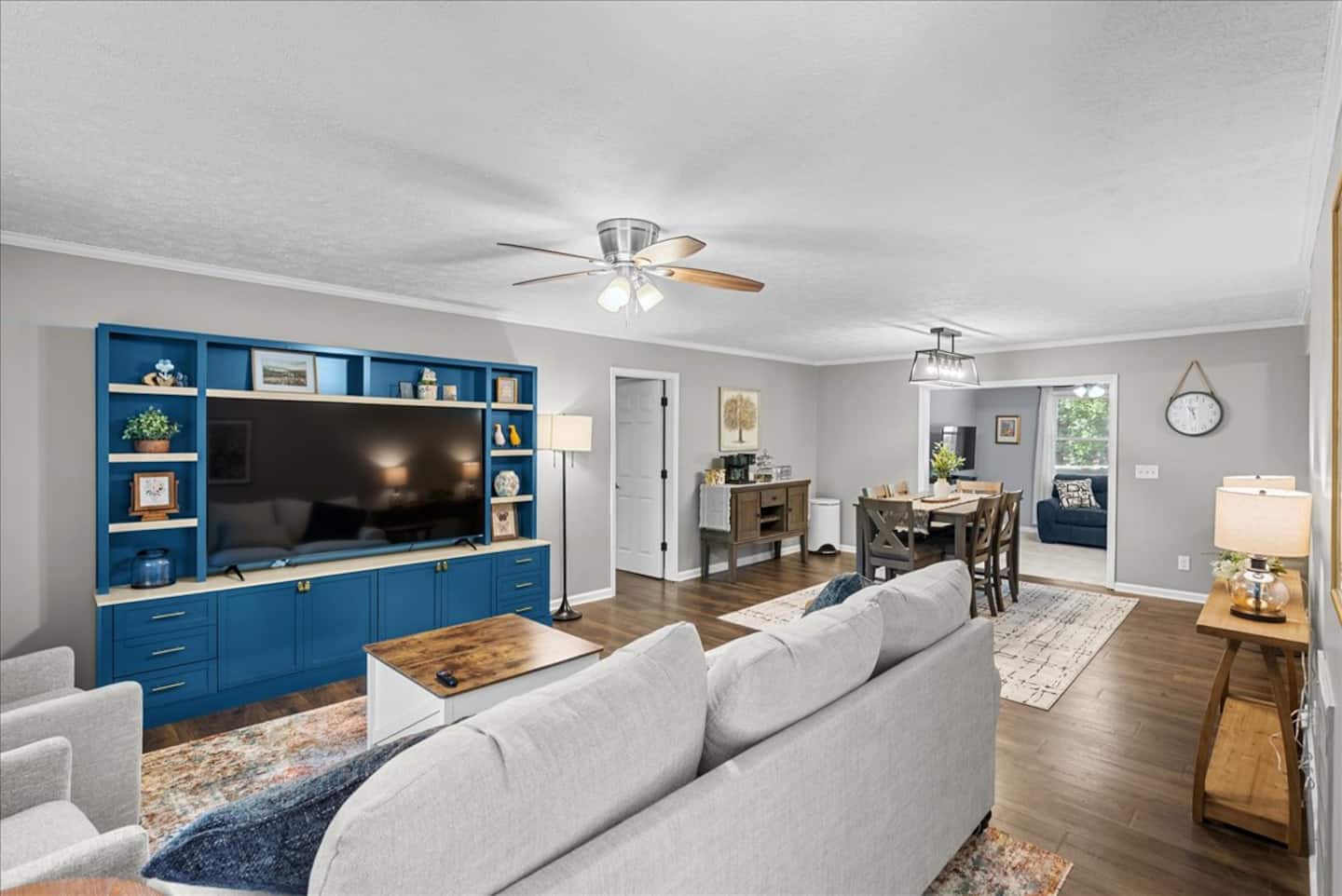 Professionally staged Lake Gaston vacation rental interior — short-term rental property management